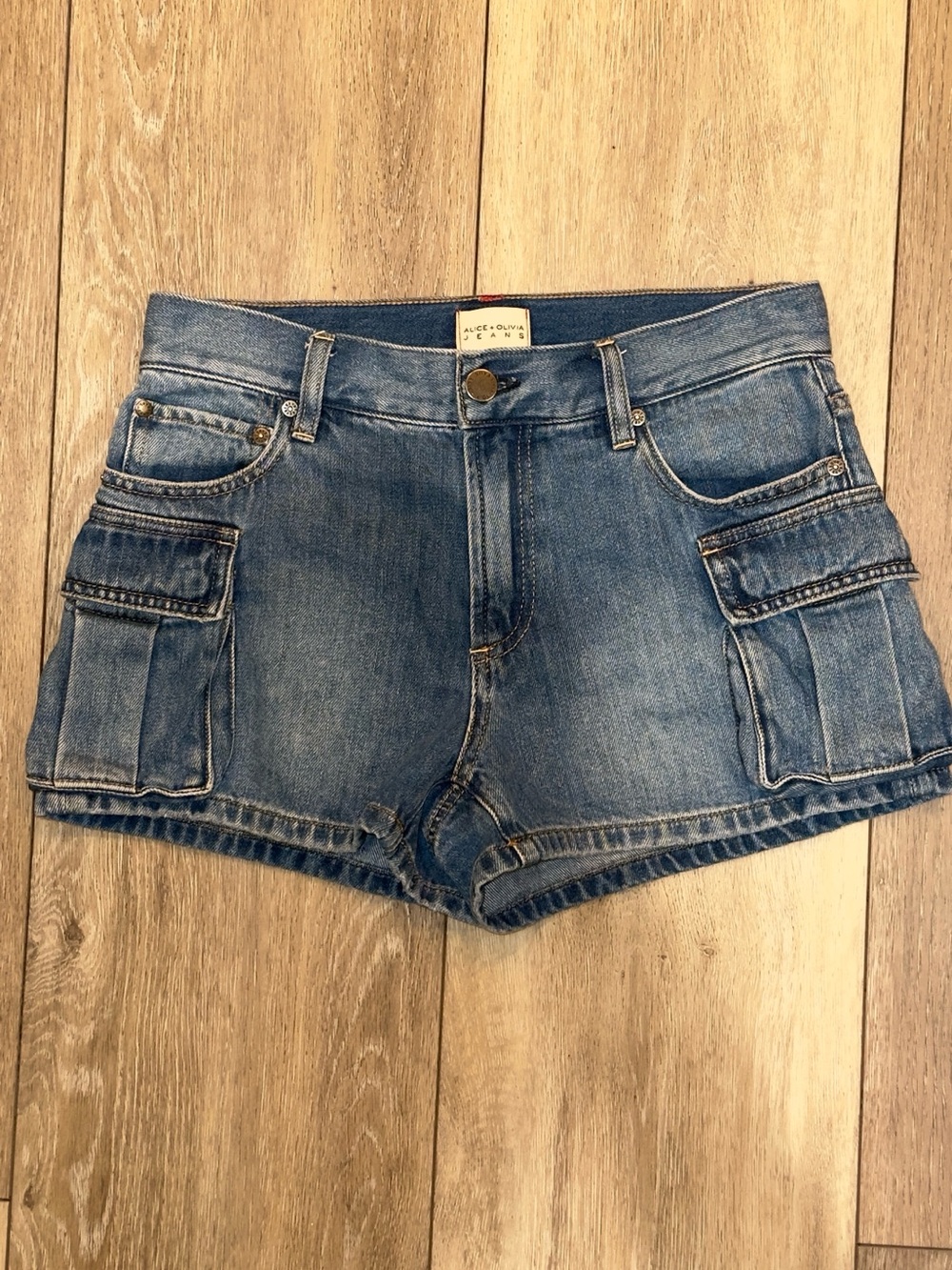 Alice + Olivia Jean Shorts